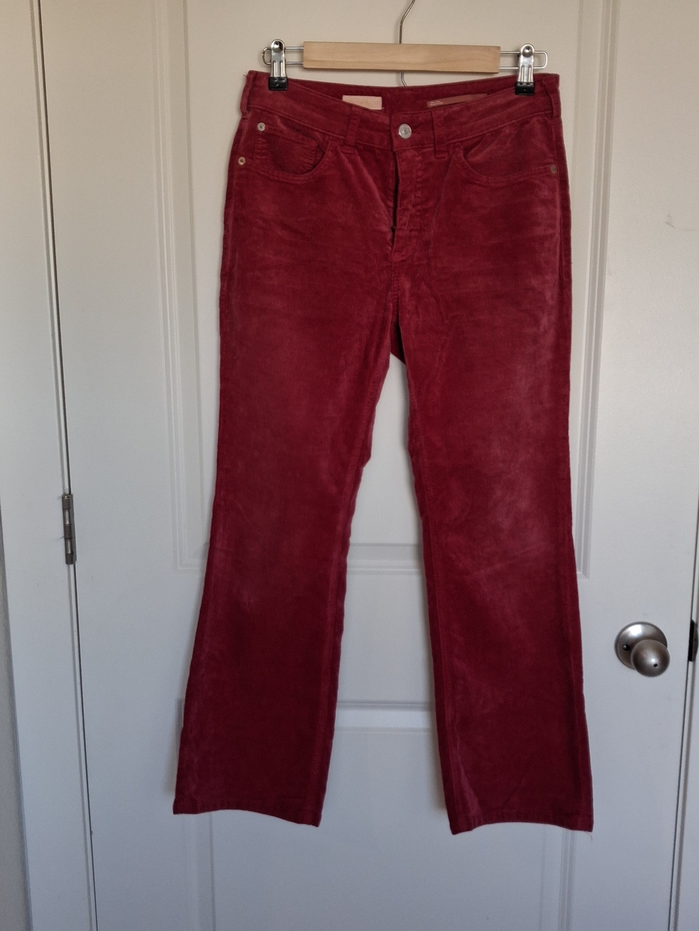 Anthropologie Pilcro Corduroy Jeans / Pants Burgundy Red - Size 26